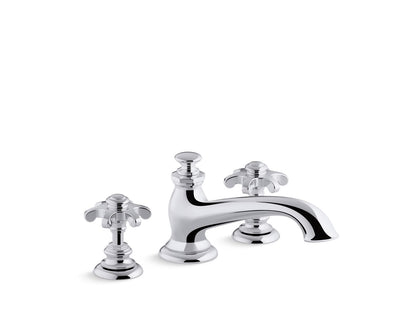 KOHLER K-72777-BN Artifacts Deck-mount bath spout with flare design - Vibrant Brushed Nickel