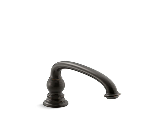 KOHLER K-72778-2BZ Artifacts Deck-Mount Bath Spout With Arc Design In Oil-Rubbed Bronze