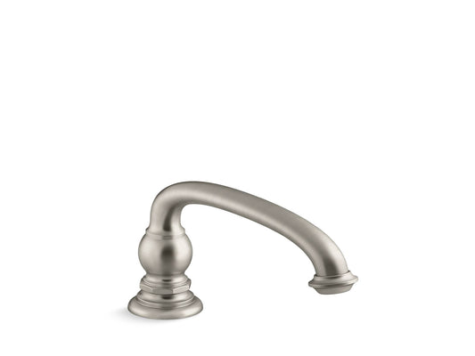 KOHLER K-72778-BN Artifacts Deck-Mount Bath Spout With Arc Design In Vibrant Brushed Nickel