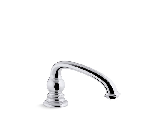 KOHLER K-72778-CP Artifacts Deck-Mount Bath Spout With Arc Design In Polished Chrome