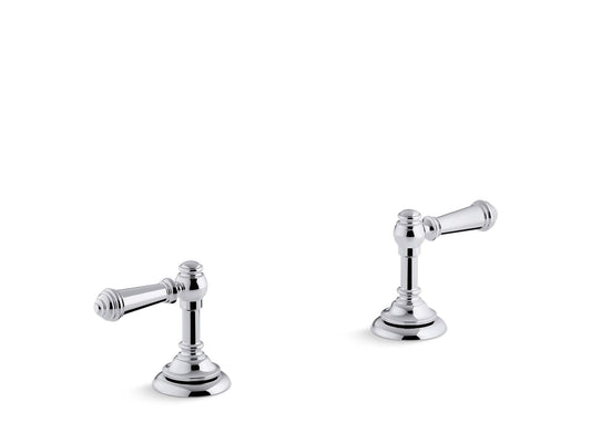 KOHLER K-T98071-4-CP Artifacts Deck-Mount Bath Faucet Handle Trim With Lever Design In Polished Chrome