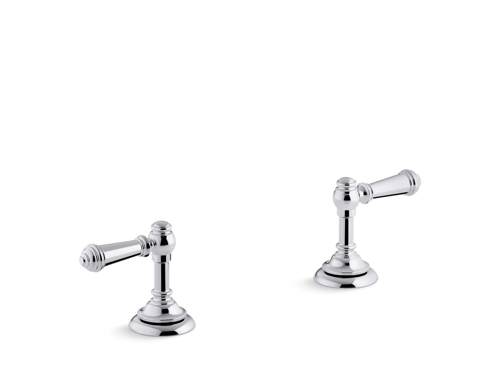 KOHLER K-T98071-4-2MB Artifacts Deck-Mount Bath Faucet Handle Trim With Lever Design - Vibrant Brushed Moderne Brass