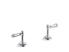 KOHLER K-T98071-4-2MB Artifacts Deck-Mount Bath Faucet Handle Trim With Lever Design - Vibrant Brushed Moderne Brass