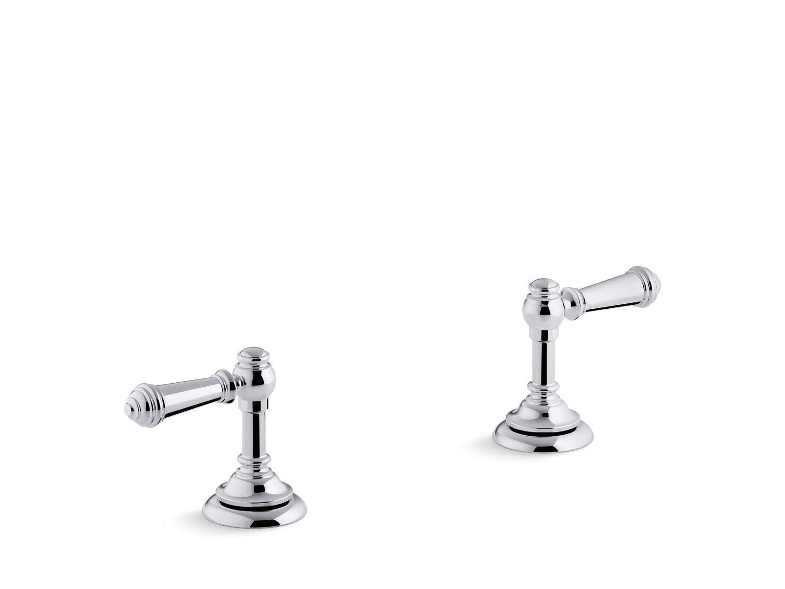KOHLER K-T98071-4-2MB Artifacts Deck-Mount Bath Faucet Handle Trim With Lever Design - Vibrant Brushed Moderne Brass