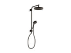 KOHLER K-45210-BL Hydrorail-R Beam Shower Column For Rainhead And Handshower - Matte Black