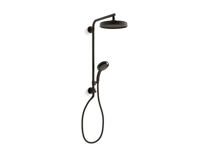 KOHLER K-45210-BL HydroRail-R Beam shower column for rainhead and handshower - Matte Black