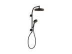 KOHLER K-45211-BL Hydrorail-R Arch Shower Column - Matte Black