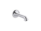 KOHLER K-72792-BL Artifacts Wall-Mount Bath Spout With Turned Design - Matte Black