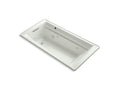KOHLER K-1124-W1-NY Archer 72" X 36" Drop-In Whirlpool Bath With Bask Heated Surface In Dune