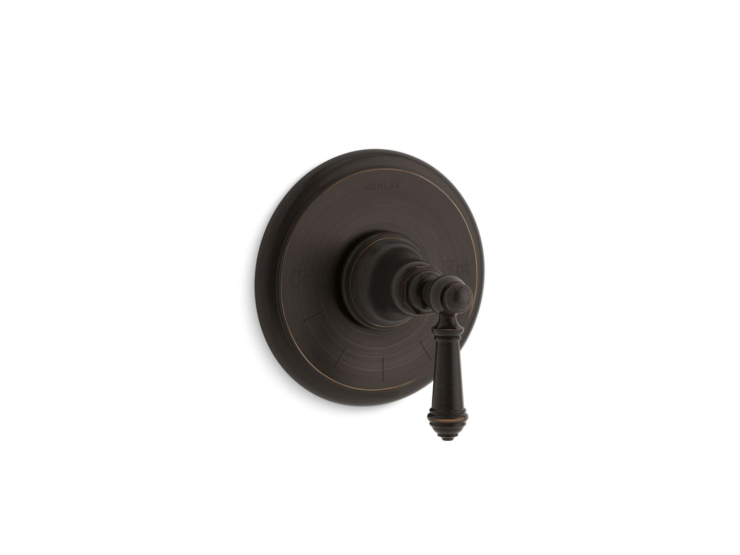 KOHLER K-T72769-4-2BZ Artifacts Mastershower Temperature Control Valve Trim With Lever Handle In Oil-Rubbed Bronze