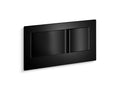 KOHLER K-6298-7 Veil Flush Actuator Plate For 2"X6" In-Wall Tank And Carrier System - Black Black