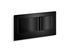 KOHLER K-6298-7 Veil Flush Actuator Plate For 2"X6" In-Wall Tank And Carrier System - Black Black
