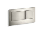 KOHLER K-6298-BN Veil Flush Actuator Plate For 2"X6" In-Wall Tank And Carrier System - Vibrant Brushed Nickel