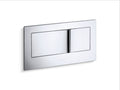 KOHLER K-6298-CP Veil Flush Actuator Plate For 2"X6" In-Wall Tank And Carrier System - Polished Chrome
