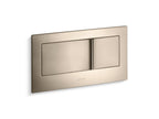 KOHLER K-6298-BV Veil Flush Actuator Plate For 2"X6" In-Wall Tank And Carrier System - Vibrant Brushed Bronze