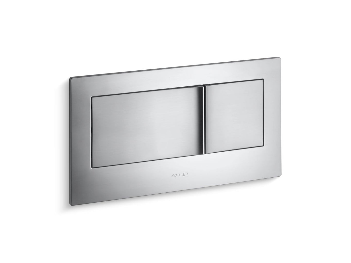 KOHLER K-6298-G Veil Flush Actuator Plate For 2"X6" In-Wall Tank And Carrier System In Brushed Chrome