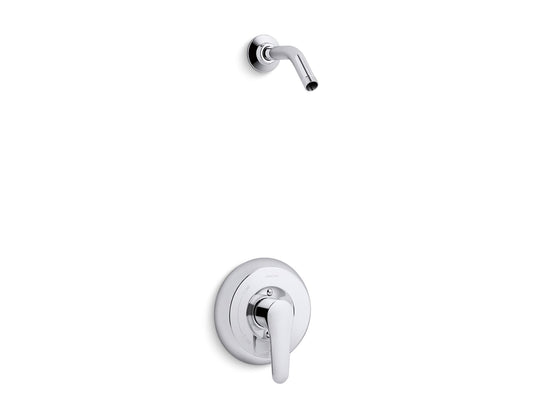 KOHLER K-TLS98009-4-CP July Rite-Temp Shower Trim Kit, Without Showerhead In Polished Chrome