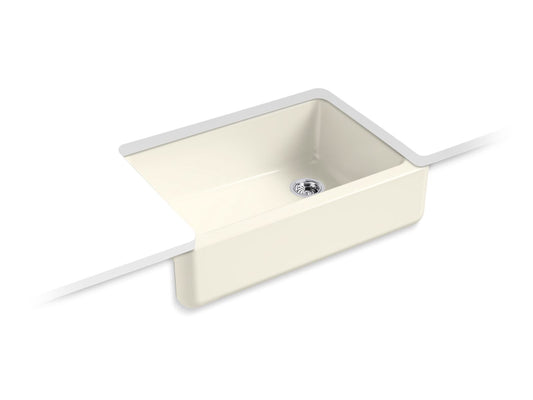 KOHLER K-5827-96 Whitehaven 32-3/4" Undermount Single-Bowl Farmhouse Kitchen Sink In Biscuit