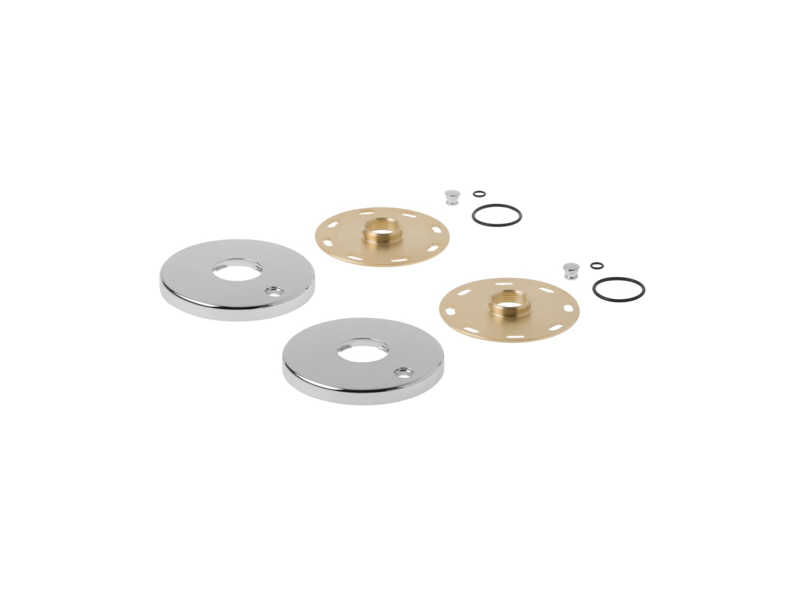 KOHLER Large Escutcheon and Mounting Collar Kit - Polished Chrome, K-1194302-CP