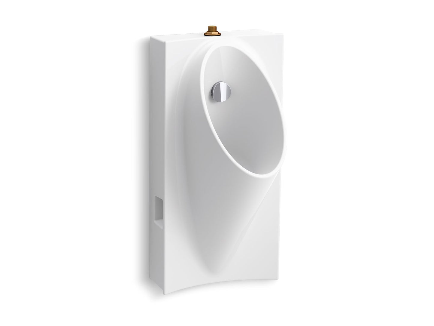 KOHLER K-5244-ET-0 Steward Washout half-stall 0.125 gpf urinal, top spud - White