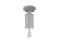 KOHLER Brass Plunger Assembly - Brushed Chrome, K-1037022-G