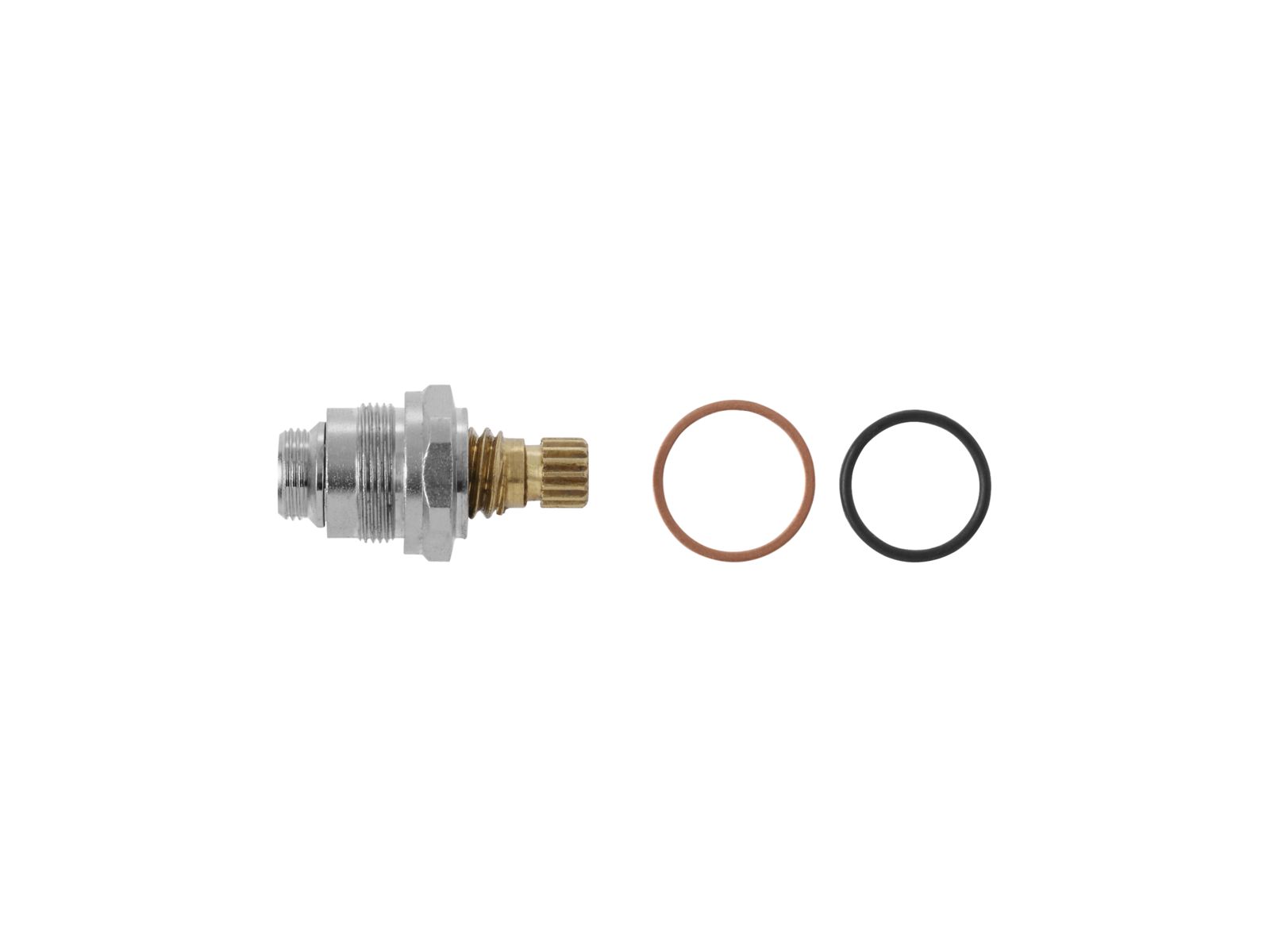 KOHLER Clockwise Close Valve (Hot) - Rough Plate, K-30395-RP