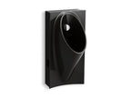 KOHLER K-5244-ER-7 Steward Washout Half-Stall 0.125 Gpf Urinal, Rear Spud - Black Black