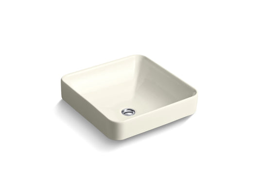 KOHLER K-2661-96 Vox 16-1/4" Square Vessel Bathroom Sink In Biscuit