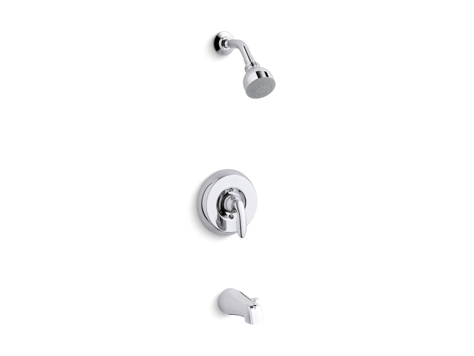 KOHLER K-TS15601-4-CP Coralais Rite-Temp Bath And Shower Trim Kit, 2.5 Gpm, Npt Spout In Polished Chrome