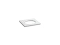 KOHLER K-5421-S33 Solid/Expressions 25" Vanity Top With Single Verticyl Oval Cutout In White Expressions