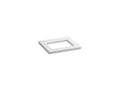 KOHLER K-5455-S33 Solid/Expressions 25" Vanity Top With Single Verticyl Rectangular Cutout In White Expressions