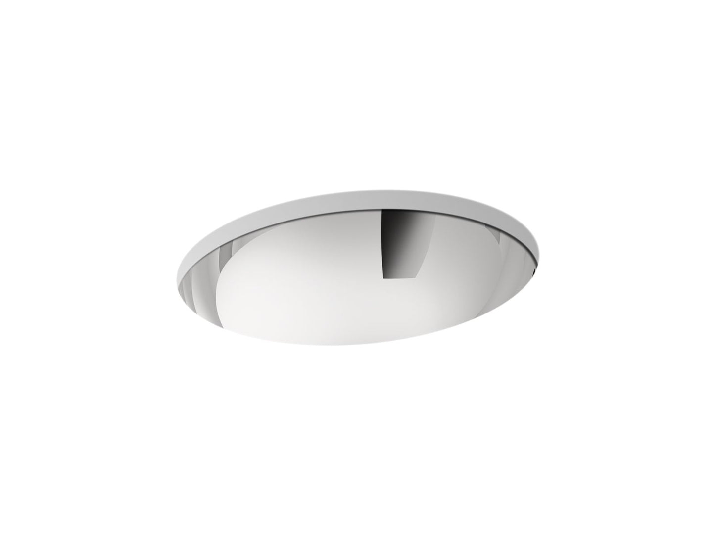 KOHLER K-2608-MU-NA Bachata 20" Oval Drop-In/Undermount Bathroom Sink, No Overflow