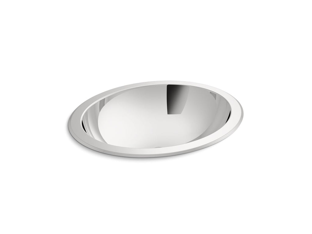 KOHLER K-2609-MU-NA Bachata 20" Oval Drop-In/Undermount Bathroom Sink - Mirror