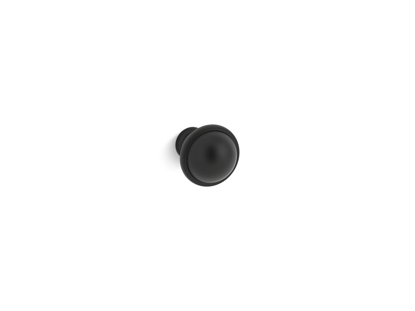 KOHLER K-99686-HF3 Damask Cabinet Knob In Black