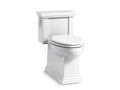 KOHLER K-3981-0 Tresham One-Piece Compact Elongated Toilet With Skirted Trapway, 1.28 Gpf - White