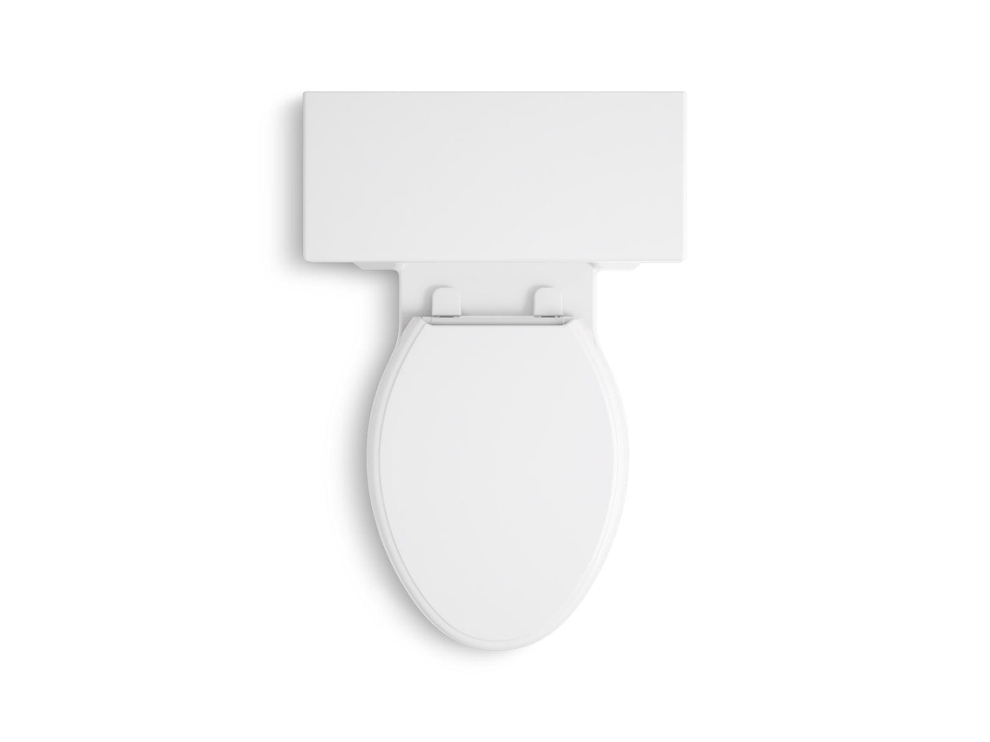 KOHLER K-3981-0 Tresham One-Piece Compact Elongated Toilet With Skirted Trapway, 1.28 Gpf In White