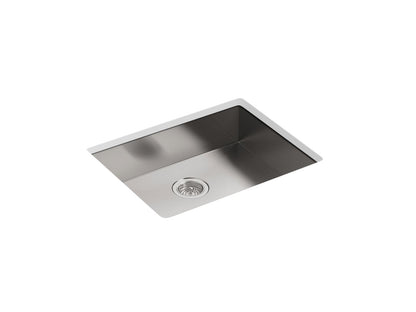 KOHLER K-3894-4-NA Vault 25" top-/undermount single-bowl kitchen sink - Stainless Steel