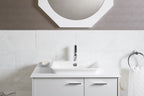 KOHLER K-5400-W-0 Iron Plains 18-1/2" Rectangular Vessel Bathroom Sink - White