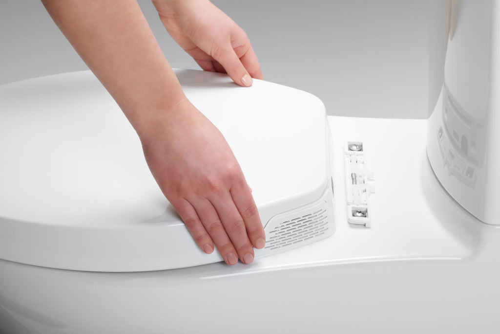 KOHLER K-5588-0 Purefresh Deodorizing Elongated Toilet Seat - White