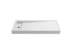 KOHLER K-9163-96 Bellwether 60" X 32" Alcove Shower Base, Left Drain - Biscuit