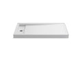 KOHLER K-9163-0 Bellwether 60" X 32" Alcove Shower Base, Left Drain - White