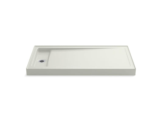 KOHLER K-9163-NY Bellwether 60" X 32" Alcove Shower Base, Left Drain In Dune