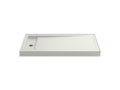 KOHLER K-9163-NY Bellwether 60" X 32" Alcove Shower Base, Left Drain - Dune