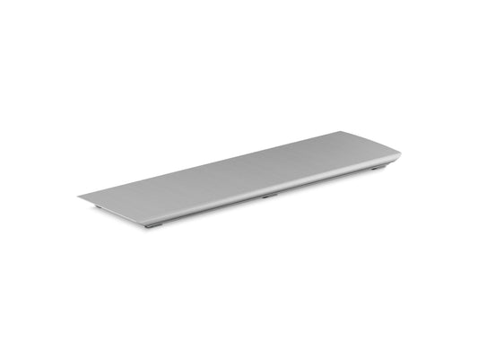 KOHLER K-9156-NX Bellwether Aluminum Drain Cover For 60" X 32" Shower Base In Crystal Clear glass with Brushed Nickel frame