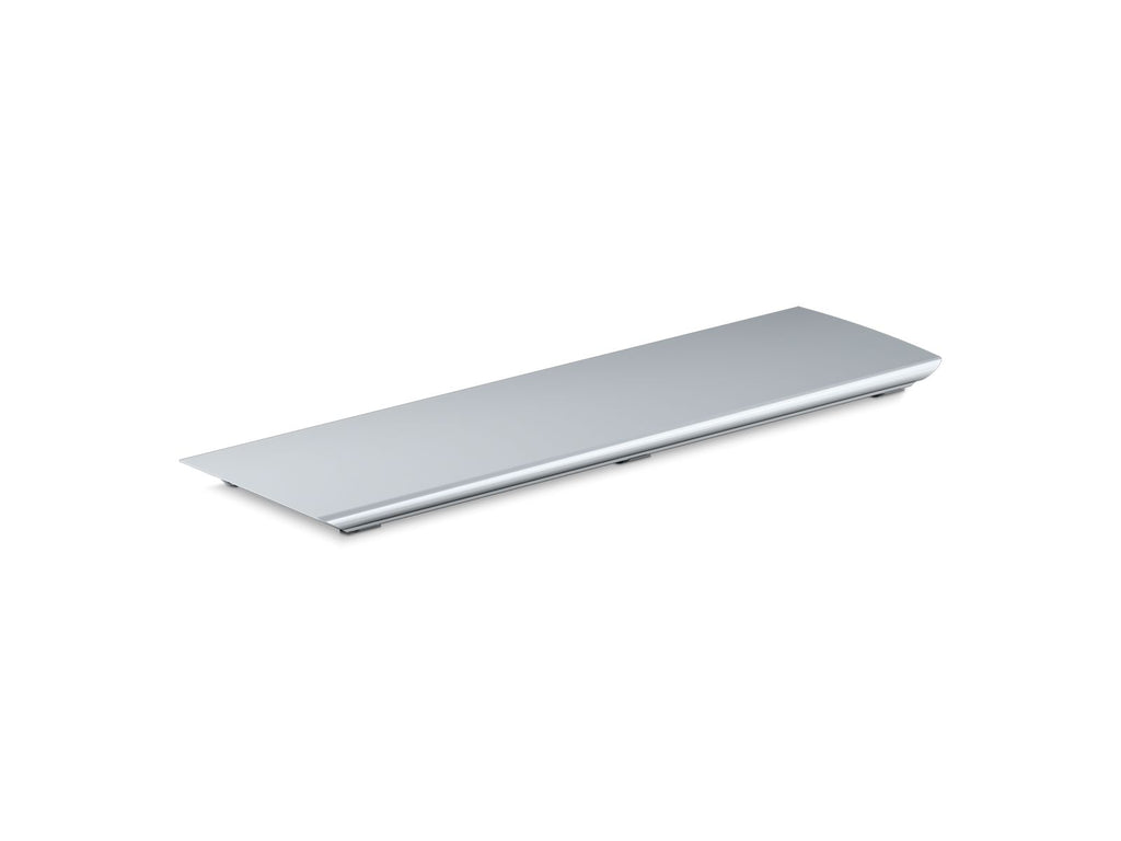 KOHLER K-9156-SH Bellwether Aluminum Drain Cover For 60" X 32" Shower Base - Bright Silver