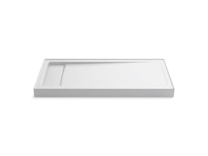 KOHLER K-9163-0 Bellwether 60" x 32" alcove shower base, left drain - White