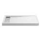 KOHLER K-9156-SH Bellwether Aluminum Drain Cover For 60" X 32" Shower Base In Bright Silver