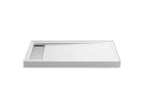 KOHLER K-9163-96 Bellwether 60" X 32" Alcove Shower Base, Left Drain - Biscuit