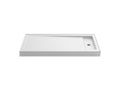 KOHLER K-9166-0 Bellwether 60" X 32" Alcove Shower Base, Right Offset Drain - White