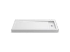 KOHLER K-9166-0 Bellwether 60" X 32" Alcove Shower Base, Right Offset Drain - White